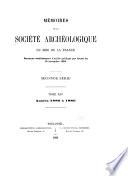 Mémoires de la Société archéologique du midi de la France