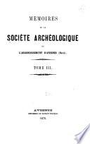 Mémoires de la Société archéologique et historique de l'arrondissement d'Avesnes