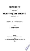 Mémoires de la Société archéologique et historique de l'Orléanais
