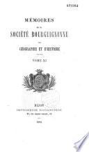 Mémoires de la Société bourguignonne de géographie et d'histoire