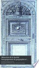 Mémoires de la Société bourguignonne de geographie et d'histoire