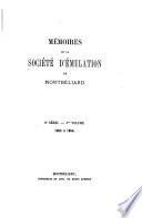 Memoires de la Société d'émulation de Montbéliard