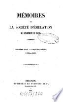 Mémoires de la Société d'Emulation du Département du Doubs