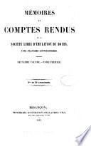 Mémoires de la Société d'emulation du Doubs