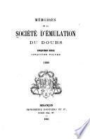 Mémoires de la Société d'émulation du Doubs