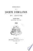 Mémoires de la Société d'émulation du Doubs