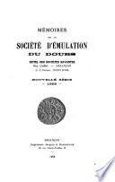 Mémoires de la Société d'émulation du Doubs