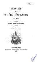 Mémoires de la Société d'émulation du Jura