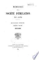 Mémoires de la Société d'émulation du Jura