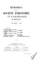 Mémoires de la Société d'histoire et d'archéologie de Bretagne