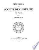 Mémoires de la Société de Chirurgie de Paris