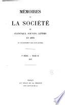 Mémoires de la Société de statistique, sciences, lettres et arts du département des Deux-Sèvres, Niort
