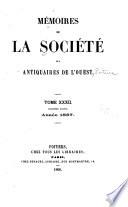 Mémoires de la Société des antiquaires de l'Ouest