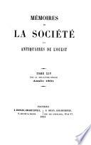 Mémoires de la Société des antiquaires de l'Ouest
