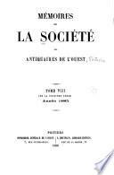 Mémoires de la Société des antiquaires de l'Ouest