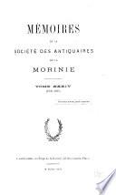 Mémoires de la Société des antiquaires de la Morinie
