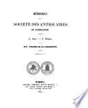 Mémoires de la Société des Antiquaires de la Normandie