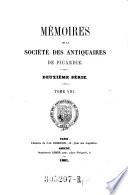 Mémoires de la Société des Antiquaires de Picardie