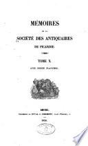 Mémoires de la Société des antiquaires de Picardie