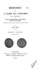 Mémoires de la Société des antiquaires du Centre