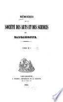 Mémoires de la Société des Arts et des Sciences de Carcassone