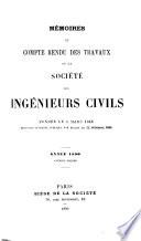 Mémoires de la Société des ingénieurs civils de France