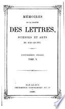 Mémoires de la Société des lettres, sciences et arts de Bar-le-duc