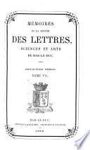 Mémoires de la Société des lettres, sciences et arts de Bar-le-duc