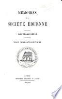 Mémoires de la Société Éduenne