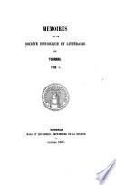 Mémoires de la Société historique et archéologique de Tournai