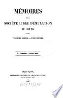 Mémoires de la Société Libre d'Emulation du Doubs