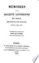 Mémoires de la Société Linnéenne de Paris