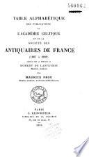 Mémoires de la Société nationale des antiquaires de France