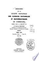 Mémoires de la Société nationale des sciences naturelles et mathématiques de Cherbourg