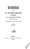 memoires de la societe royal