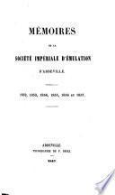 Memoires de la societe royale d'emulation d'Abbeville