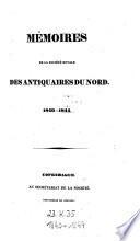 Memoires de la societe royale des antiquaires du nord