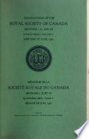 Mémoires de la Société Royale Du Canada