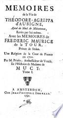 Mémoires de la vie de Théodore Agrippa d'Aubigné, ayeul de Mad. de Maintenon