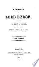 Mémoires de Lord Byron