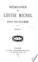 Mémoires de Louise Michel écrits par elle-même