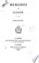 Mémoires de Ludlow. Tome premier [-troisième!