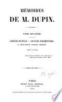Mémoires de M. Dupin