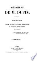 Mémoires de M. Dupin