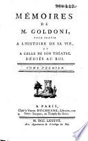 Mémoires de M. Goldoni