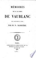 Mémoires de M. le comte de Vaublanc