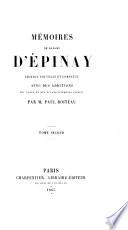 Mémoires de Madame d'Épinay