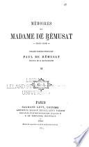 Mémoires de Madame de Rémusat 1802-1808