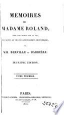 Mémoires de Madame Roland