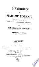 Mémoires de Madame Roland